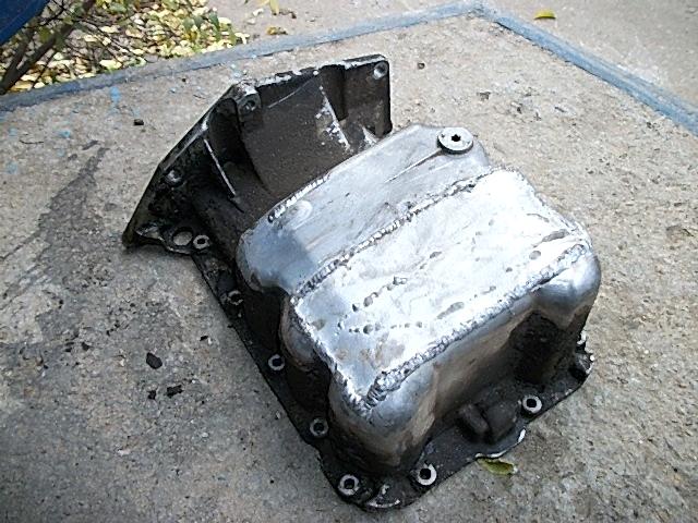 Ремонт поддона аргонной сваркой Ремонт поддона аргонной сваркой