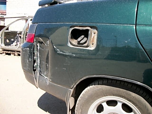 Повреждение заднего крыла повышенной сложности Повреждение заднего крыла повышенной сложности