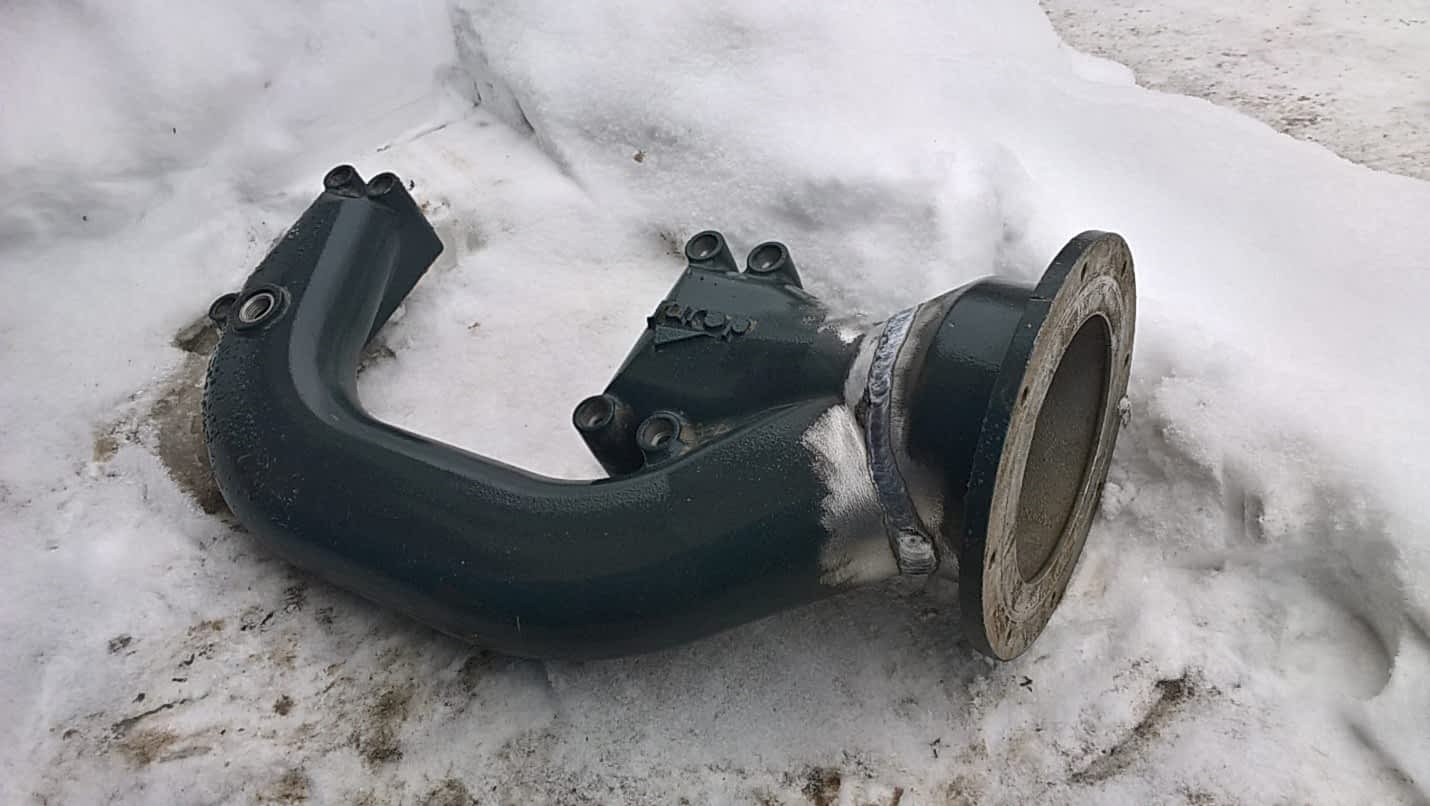 Аргонная сварка алюминиевого патрубка Аргонная сварка алюминиевого патрубка