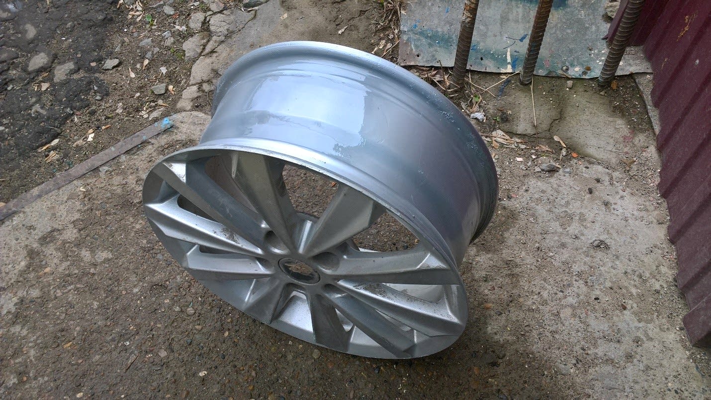 Приваривание аргонной сваркой фрагмента диска Приваривание аргонной сваркой фрагмента диска